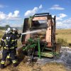 Einsätze - Einsätze 2016 - 2016-07-12 Brand landwirtschaftliche Maschine und Fahrradunfall